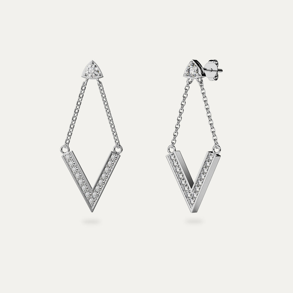 ELFI 925 Silver Earrings LEE63