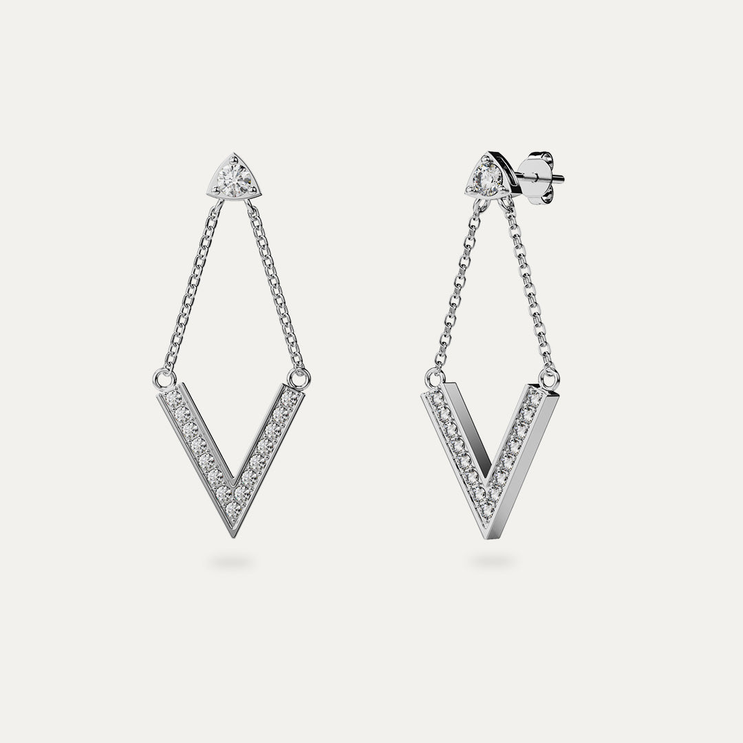 ELFI 925 Silver Earrings LEE63