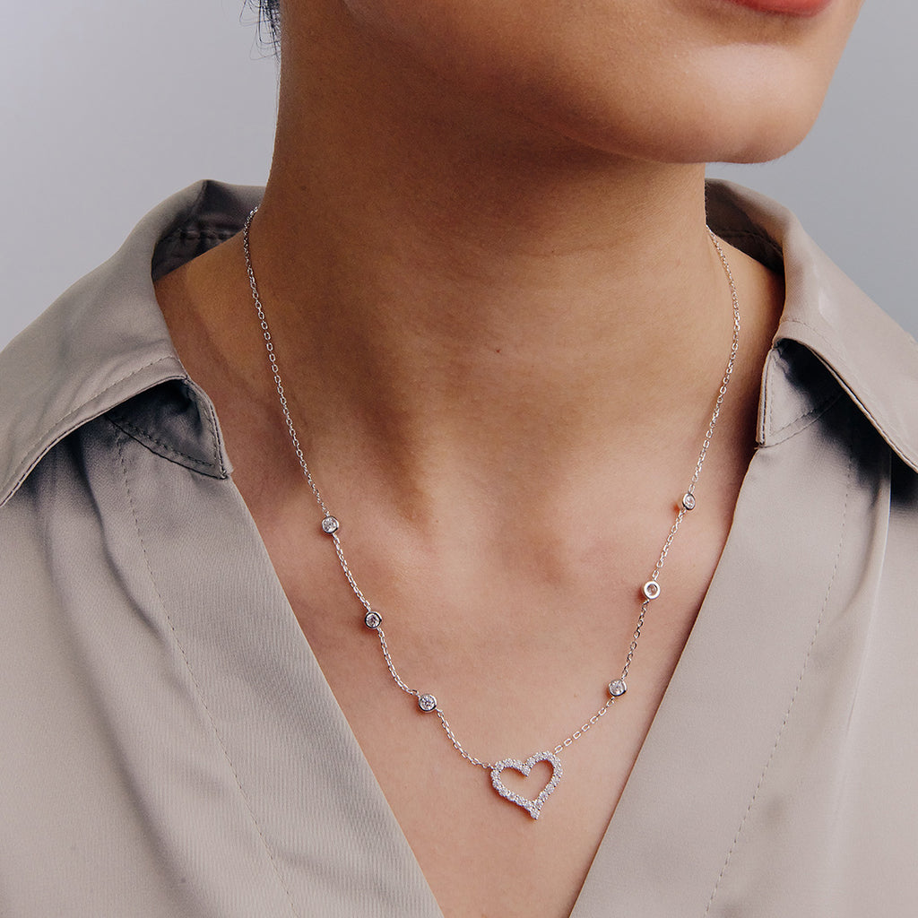 ELFI 925 Silver Necklace SS45 (Pendant)