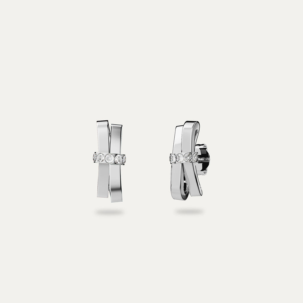 ELFI 925 Silver Earrings LEE55