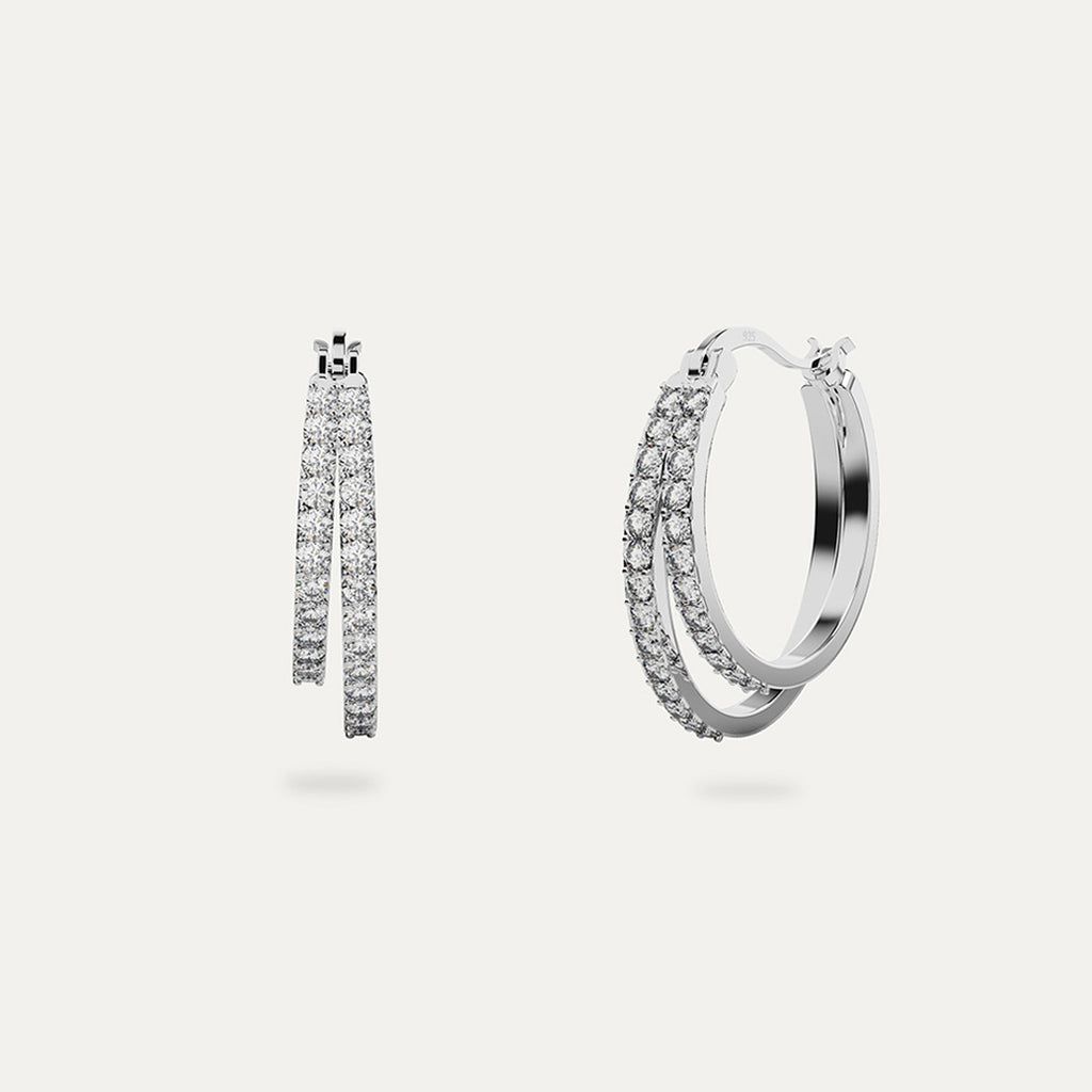 ELFI 925 Silver Earrings LEE68