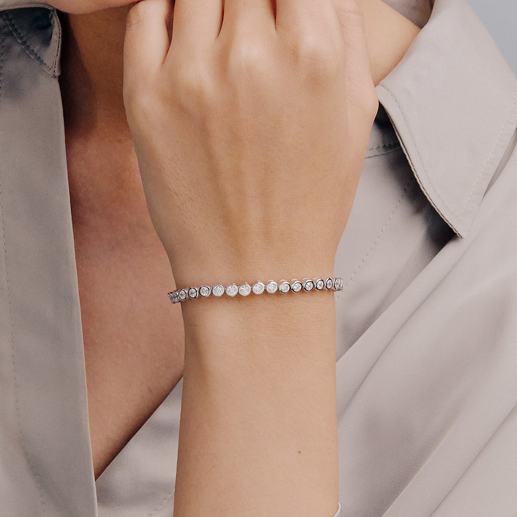 Elfi 925 Silver Bracelet LEB3 (15CM, 17CM)
