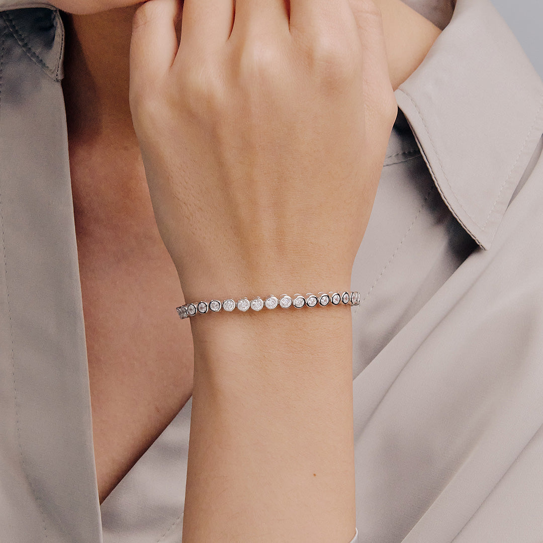 Elfi 925 Silver Bracelet LEB3 (15CM, 17CM)
