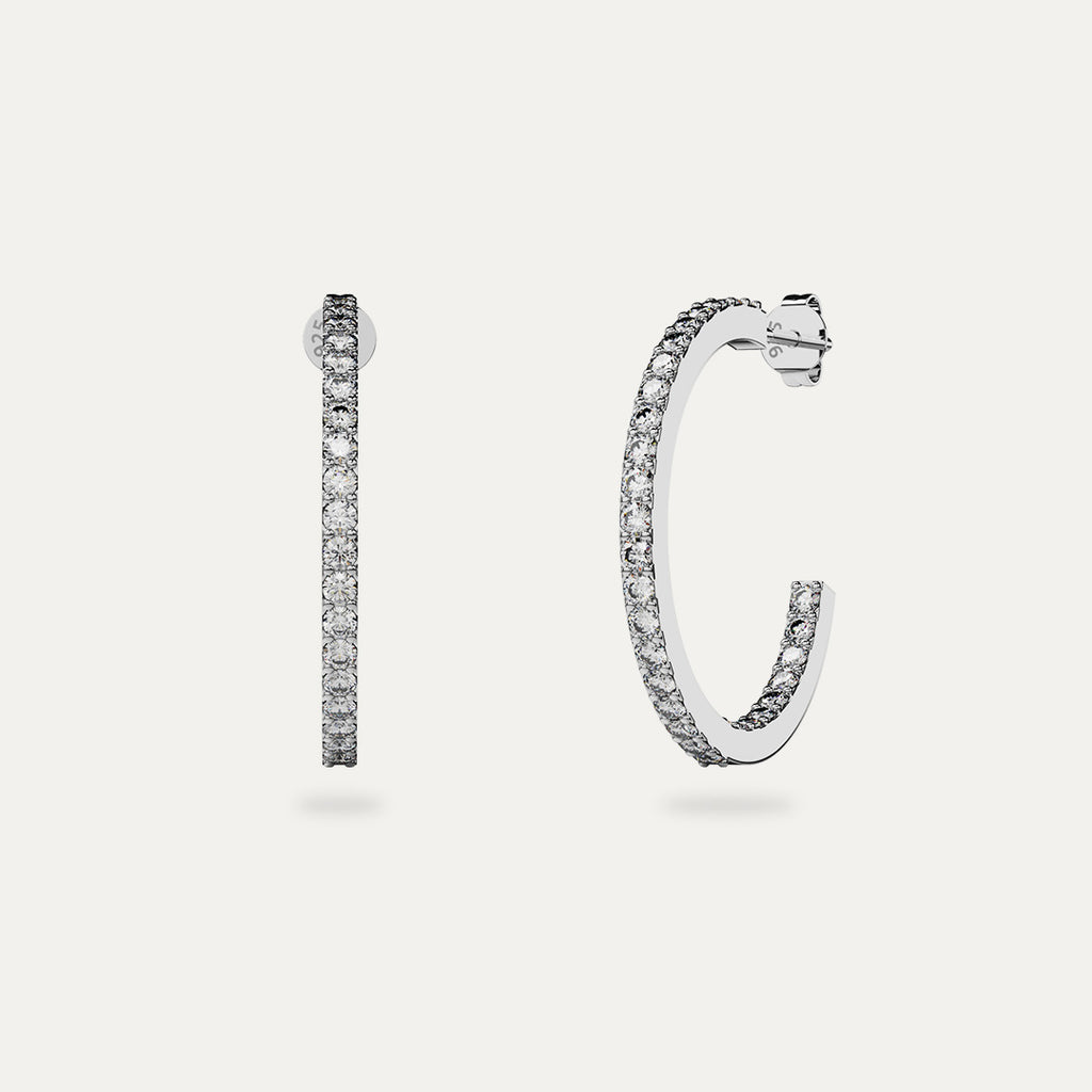 ELFI 925 Silver Earrings LEE57