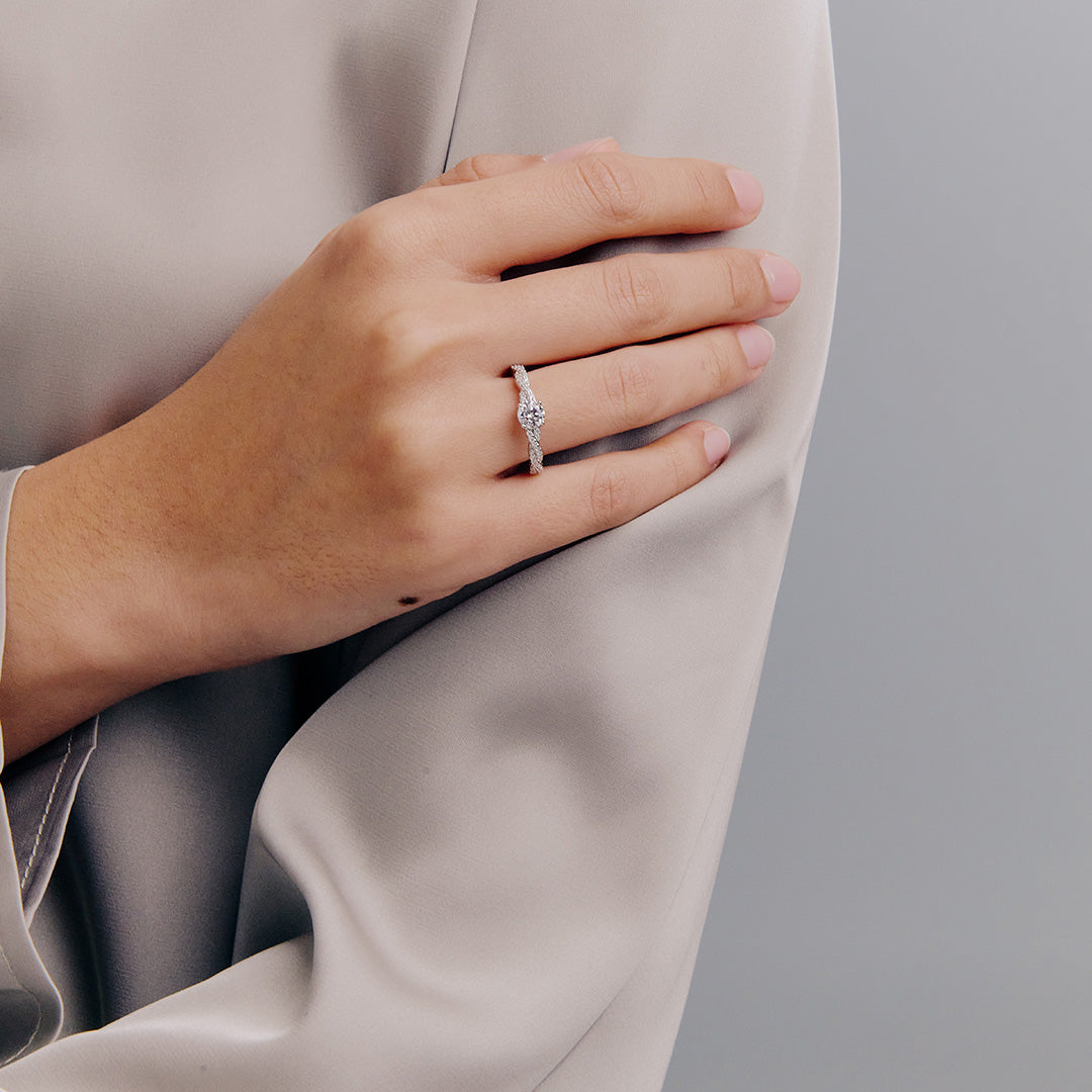 ELFI Alice 925 Silver Ring - D26