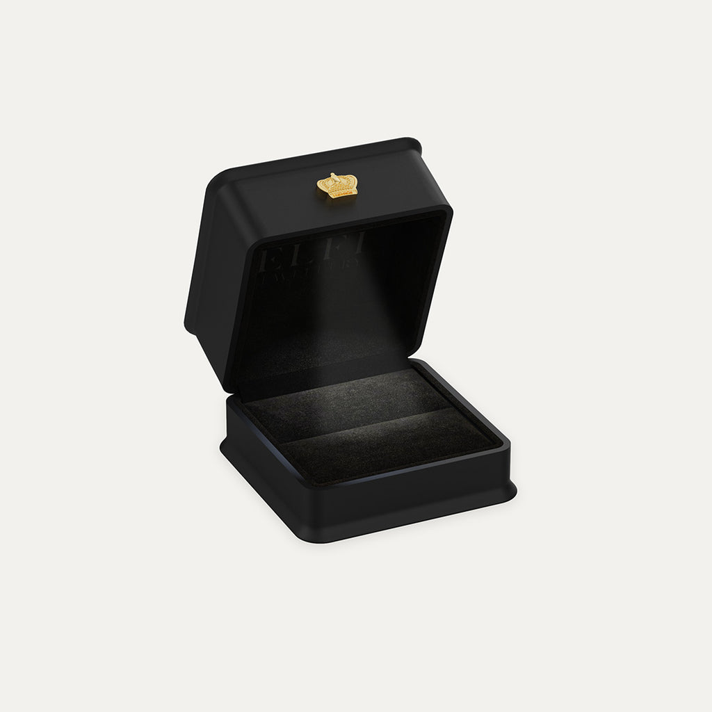 ELFI Exclusive Couple Ring Box - B33(BK)