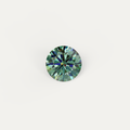 ELFI Natural Colour Moissanite Cyan GRA Certificated