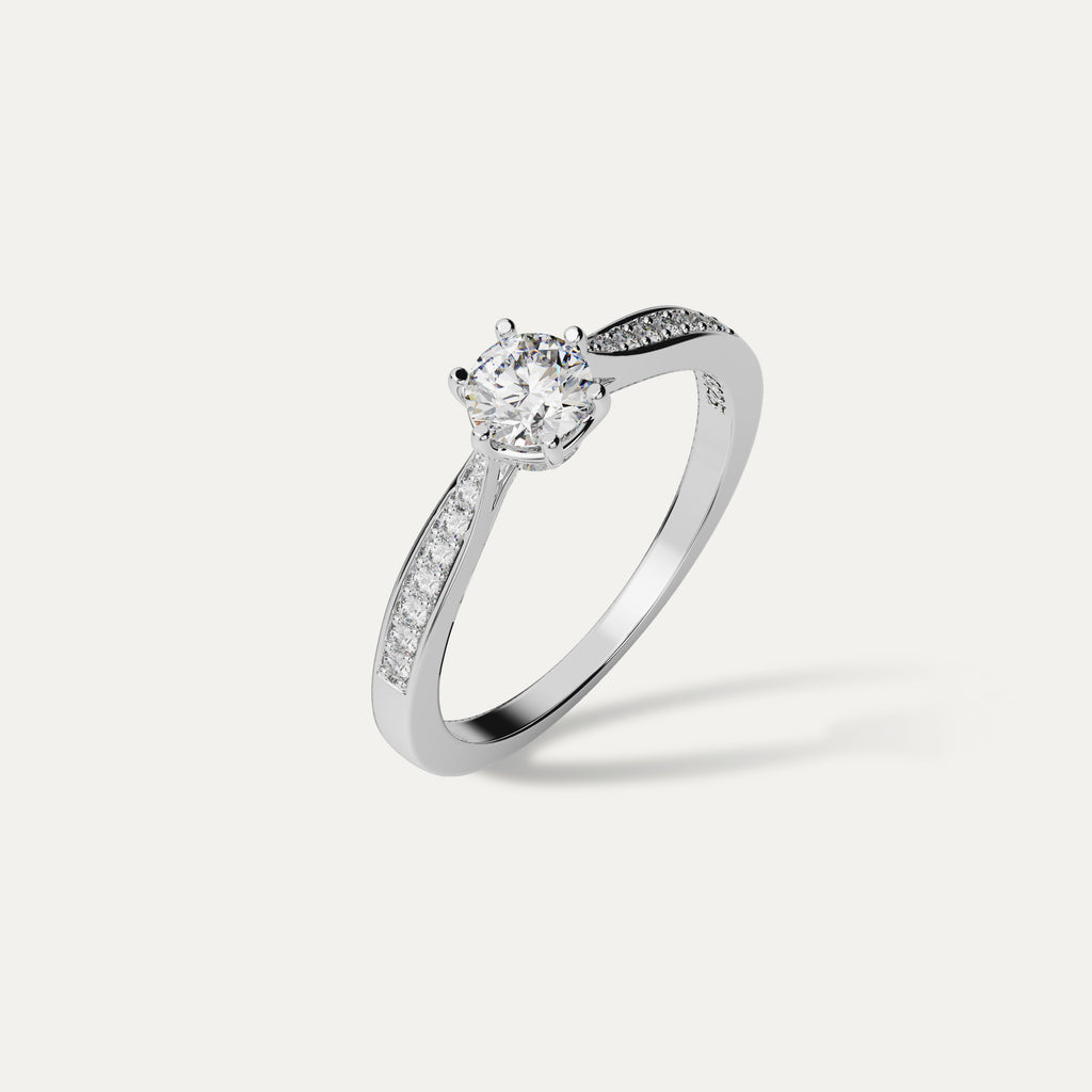 ELFI Viola 925 Silver Ring - D20