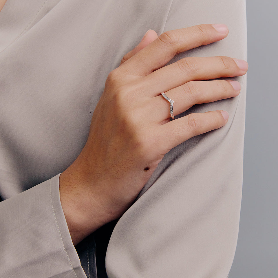 ELFI Vivian 925 Silver Ring - D27