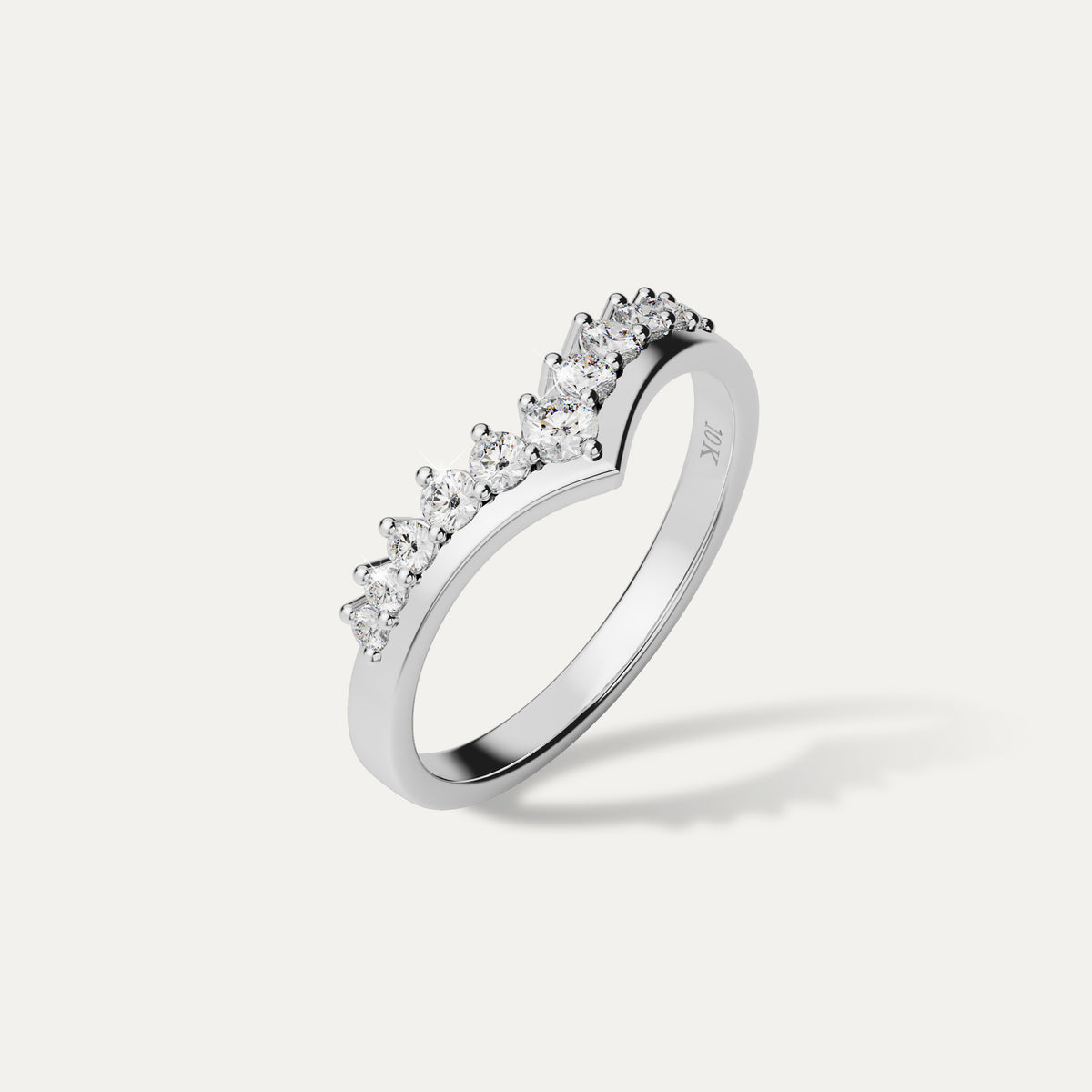 ELFI Aeris 10K Whitegold Ring - EWG10