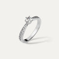 ELFI Eira 10K Whitegold Ring - EWG5(MOS)