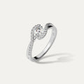 ELFI Lunelle 10K Whitegold Ring - EWG7(MOS)