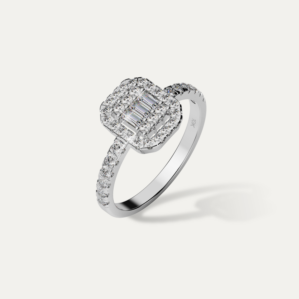 ELFI Elarin 10K Whitegold Ring - EWG9(MOS)
