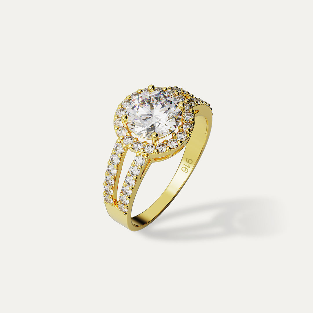 ELFI Leonie 916 Yellow Gold Ring – G12