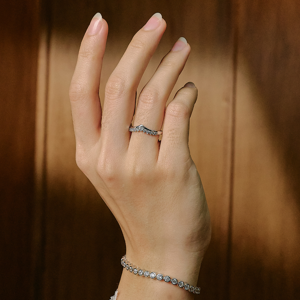 ELFI Aeris 10K Whitegold Ring - EWG10