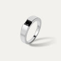 ELFI Black Rafael 925 Silver Ring - M51(BK)