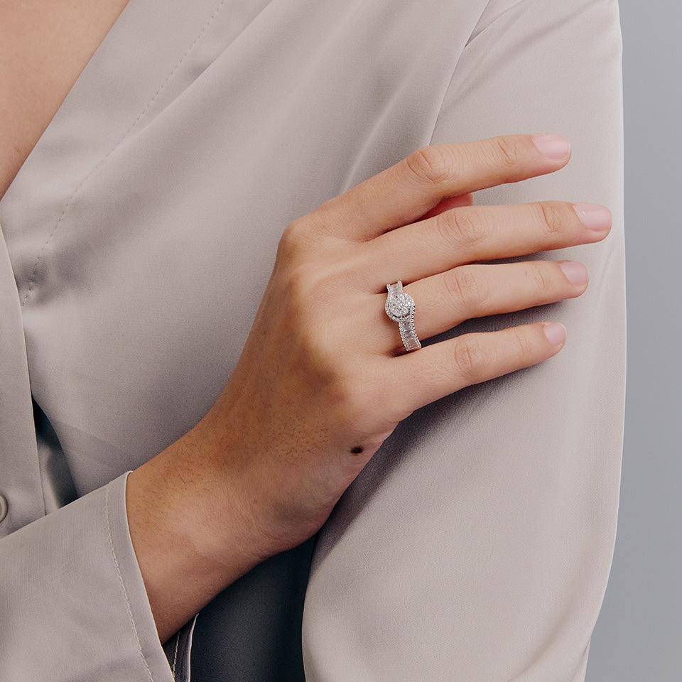 ELFI Angle 925 Silver Ring – LER25