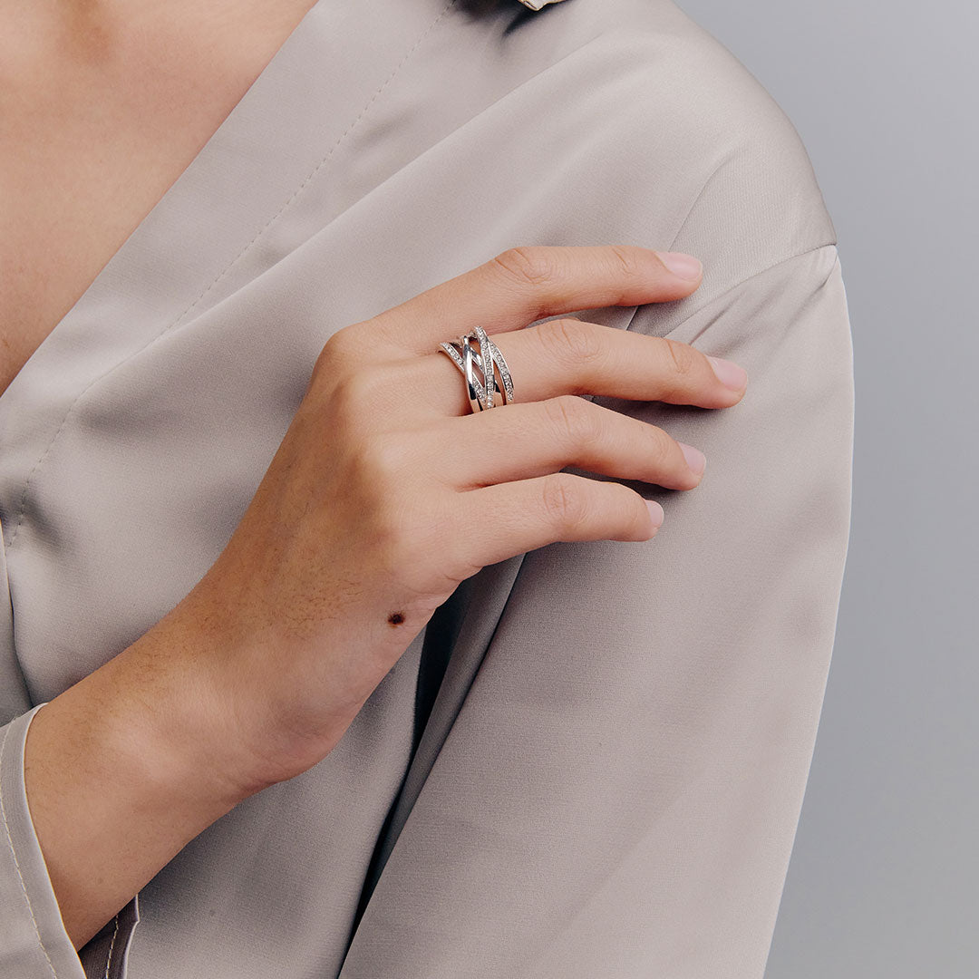 ELFI Elara 925 Silver Ring – LER28