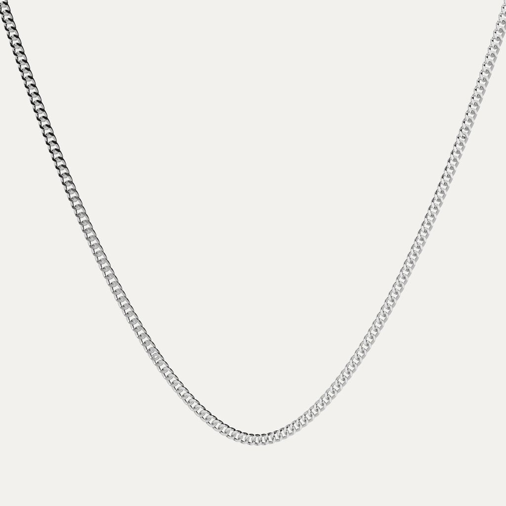 Elfi 925 Silver Curb 3mm Chain
