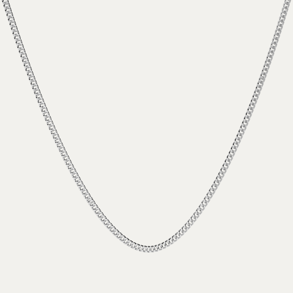 Elfi 925 Silver Curb 3mm Chain