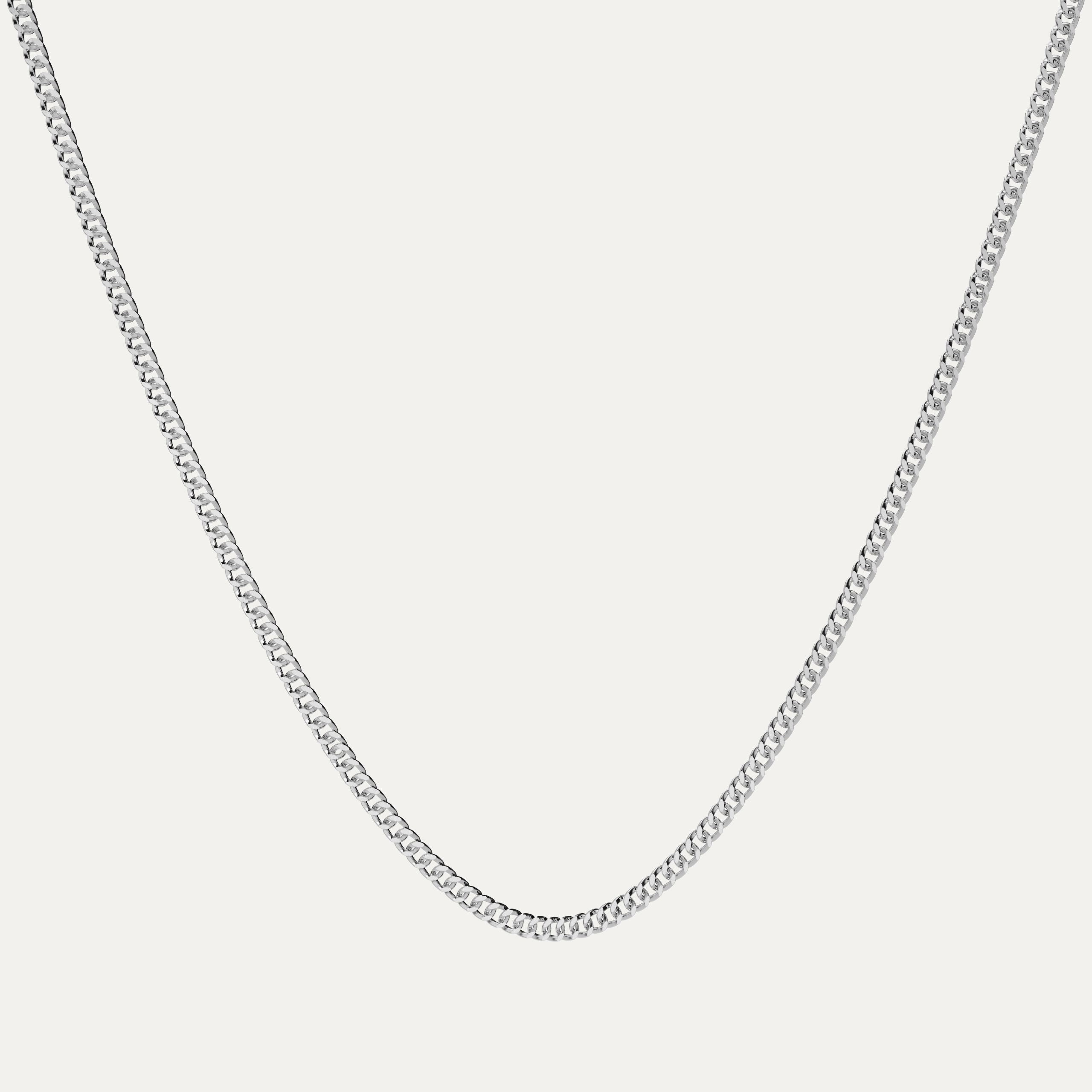 Elfi 925 Silver Curb 3mm Chain