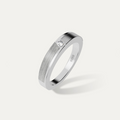 ELFI Moissanite Valour 925 Silver Palladium Ring – PLD12