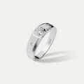 ELFI Moissanite Maxus 925 Silver Palladium Ring – PLD13