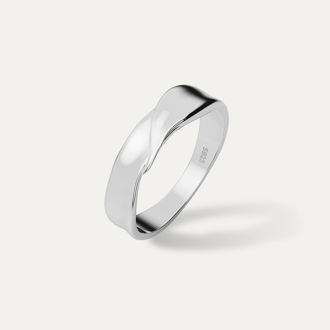 ELFI Vulcan 925 Silver Palladium Ring – PLD15