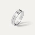 ELFI Moissanite Bugatti 925 Silver Palladium Ring – PLD4