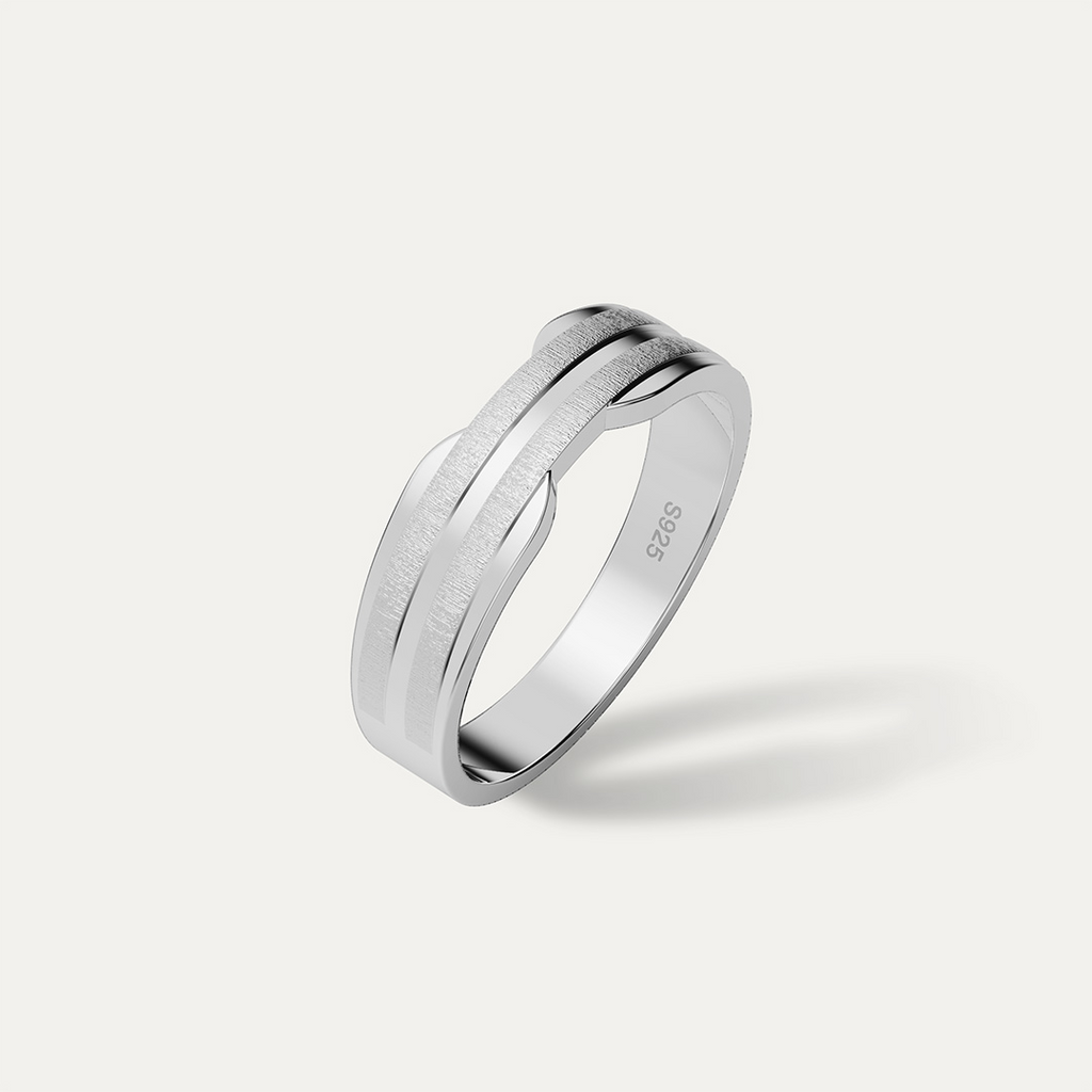 ELFI Noire 925 Silver Palladium Ring – PLD7