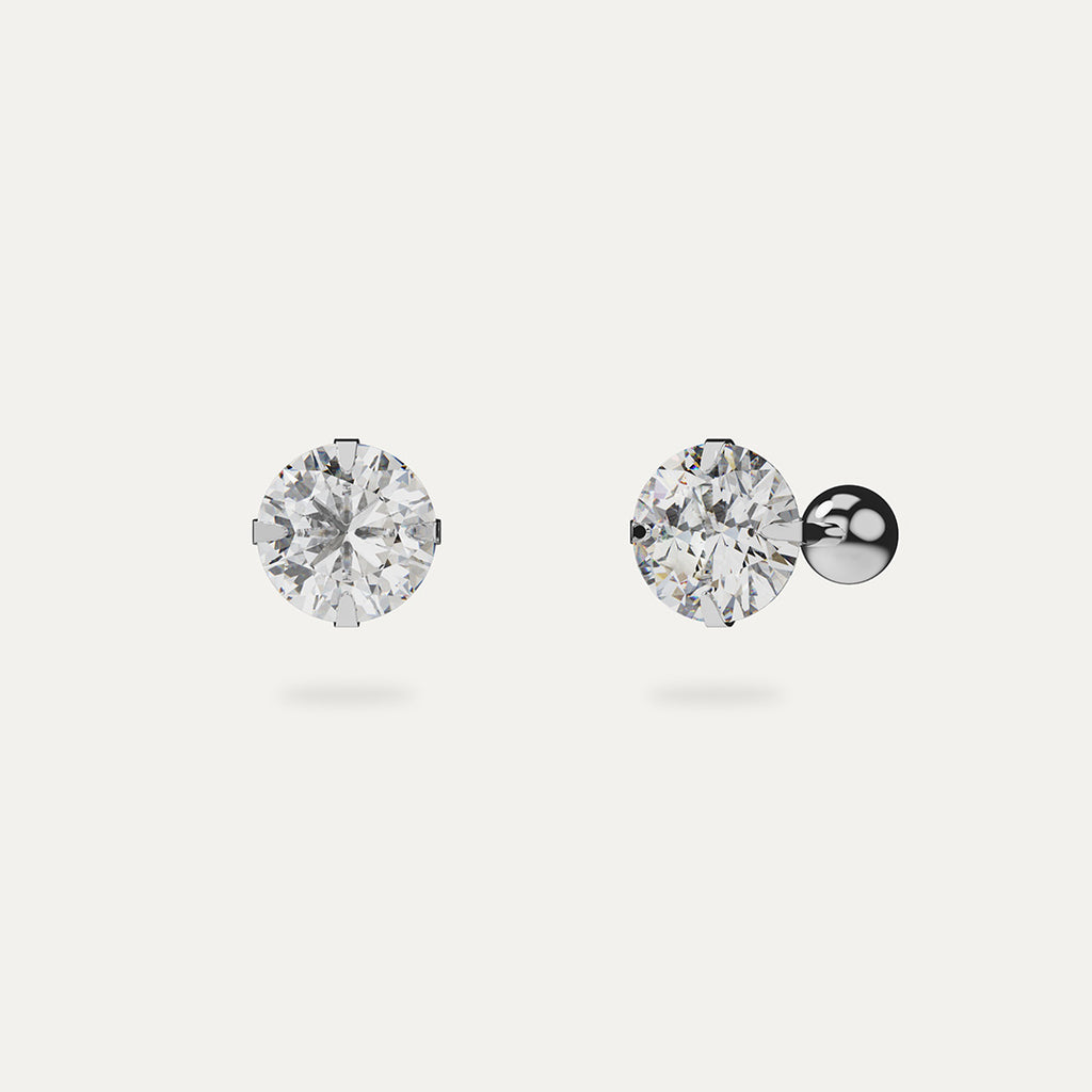 ELFI 925 Silver Earrings LEE80