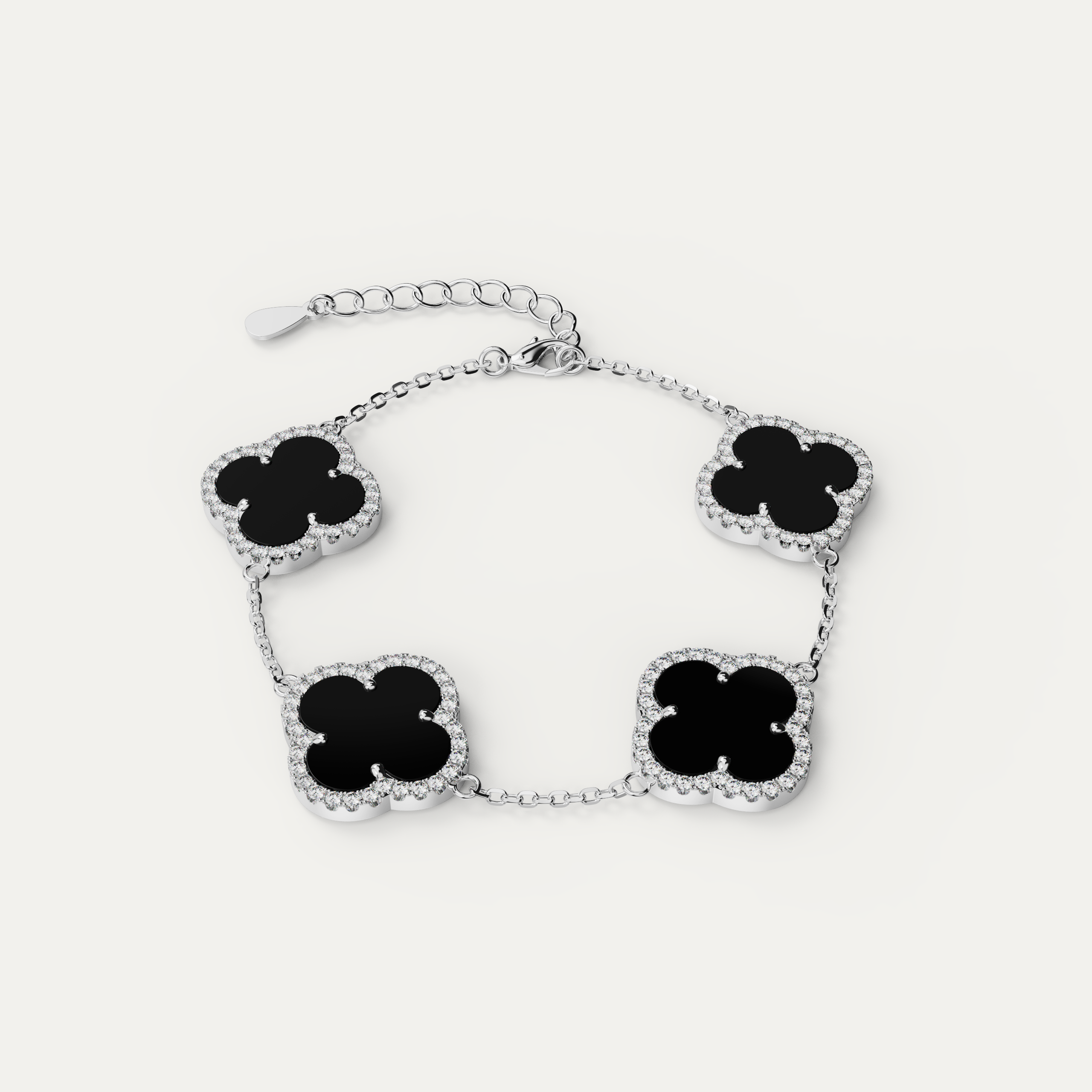 Elfi 925 Silver Bracelet LEB29(BK)