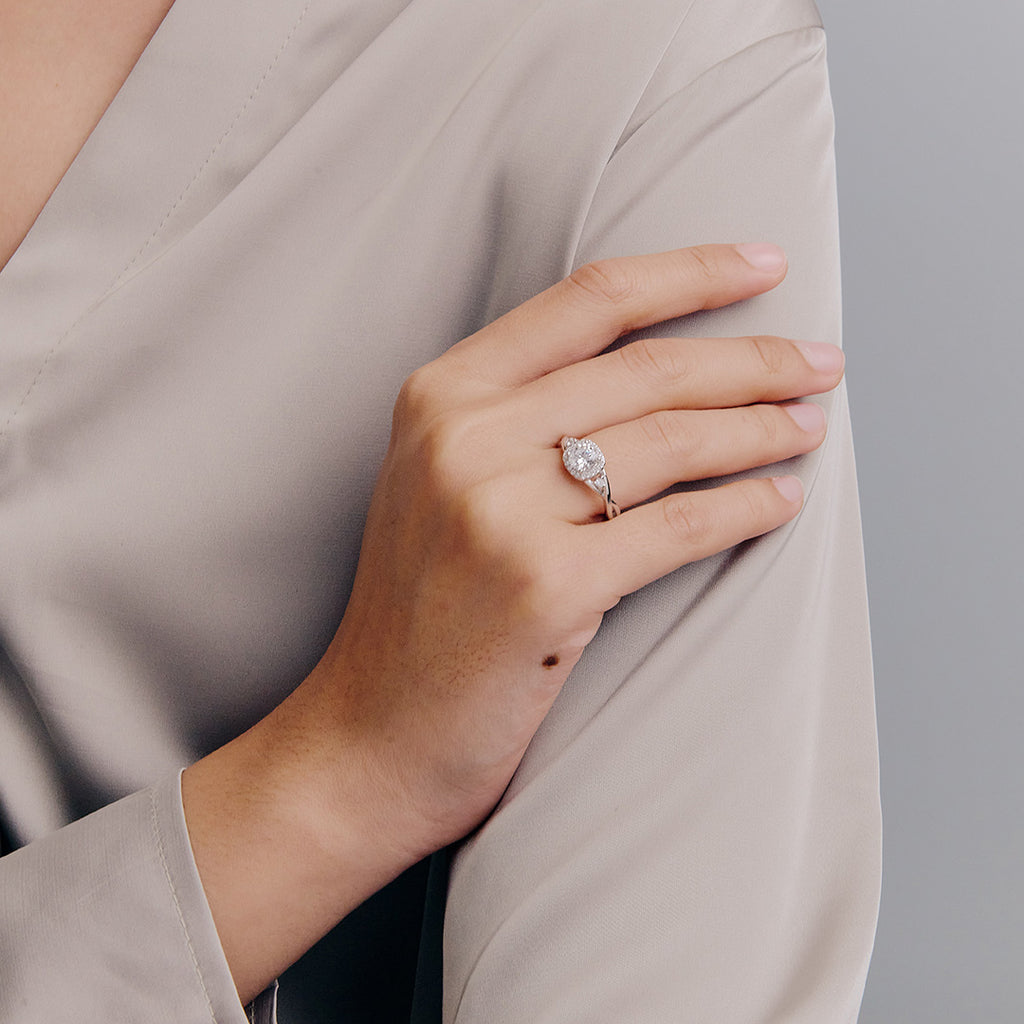 ELFI Charlotte 925 Silver Ring - SGR136