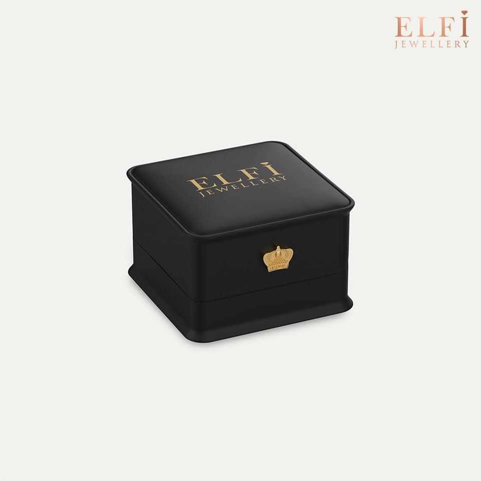 ELFI Exclusive Couple Ring Box - B33(BK)