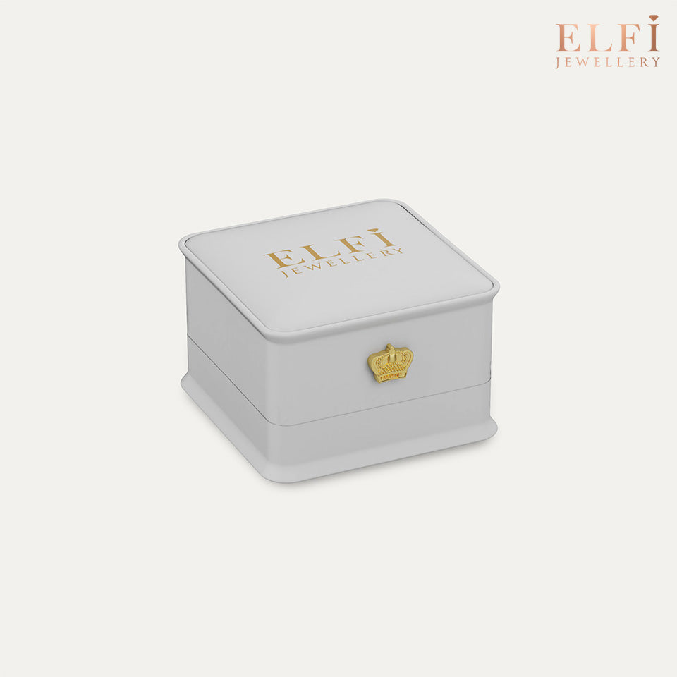 ELFI Exclusive Couple Ring Box - B33(W)