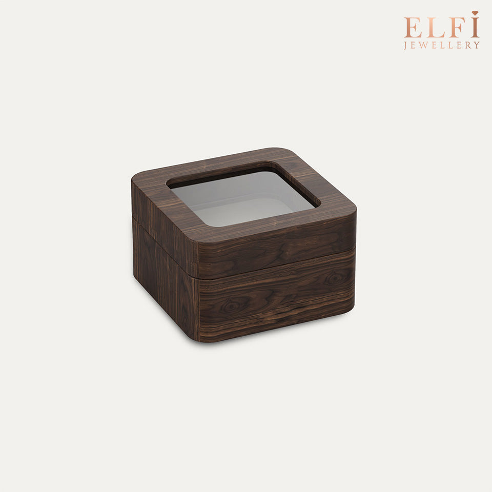 ELFI Wooden Ring Box - B43