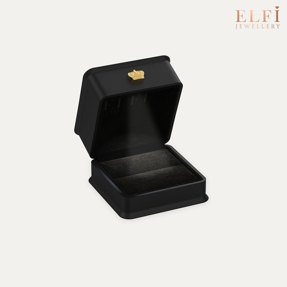 ELFI Exclusive Couple Ring Box - B33(BK)