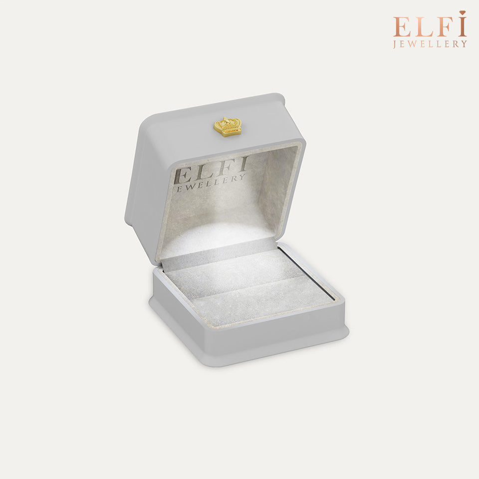 ELFI Exclusive Couple Ring Box - B33(W)