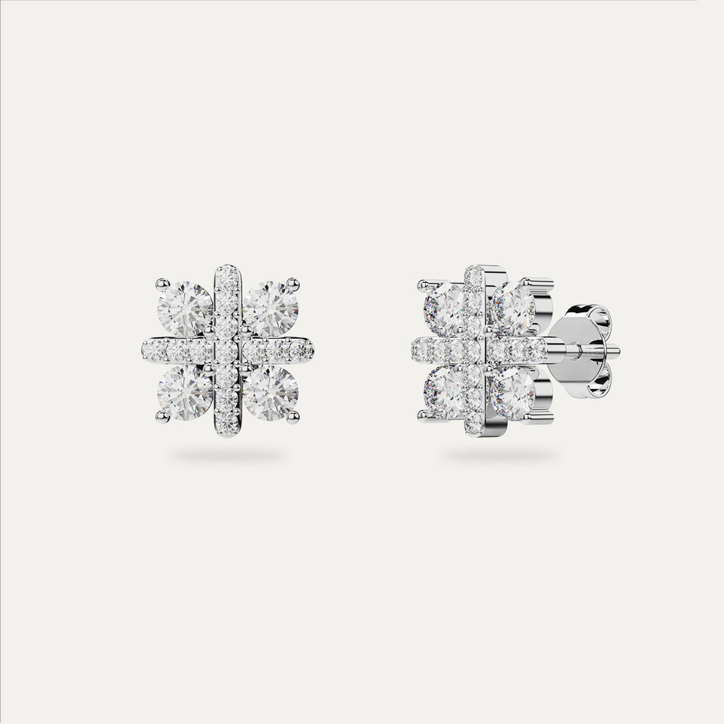 ELFI 925 Silver Earrings LEE53
