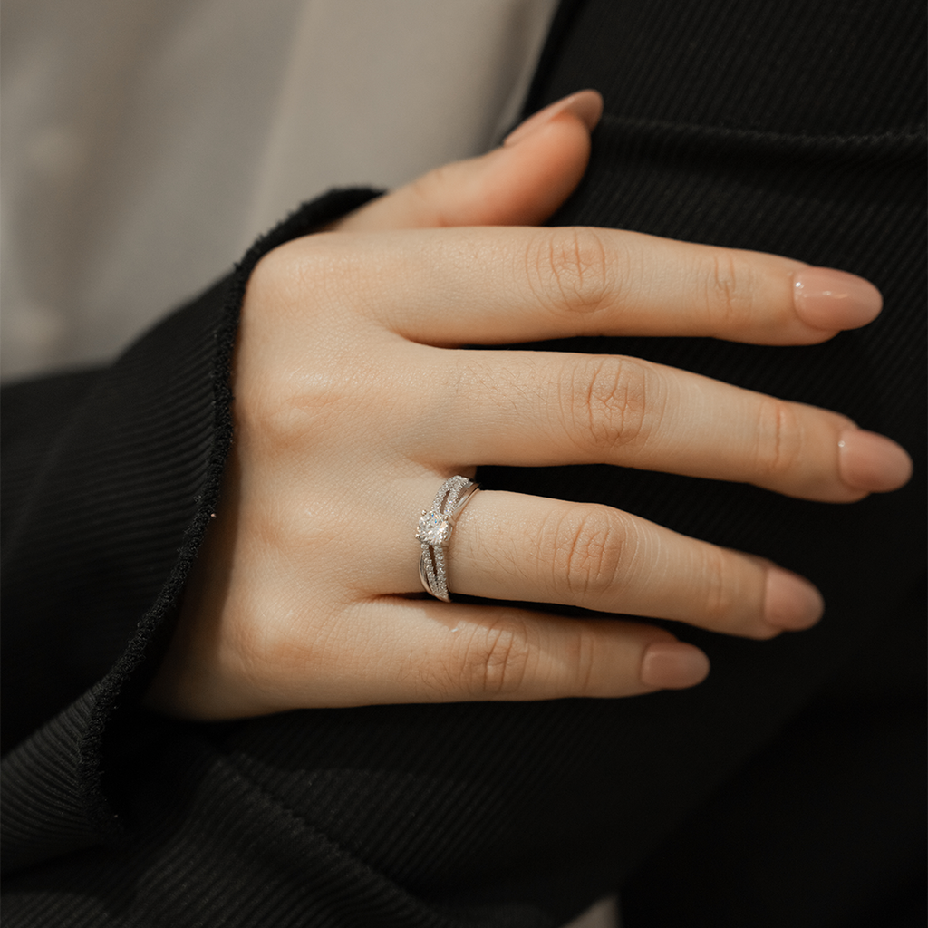 ELFI Lucia 925 Silver Ring - WR10