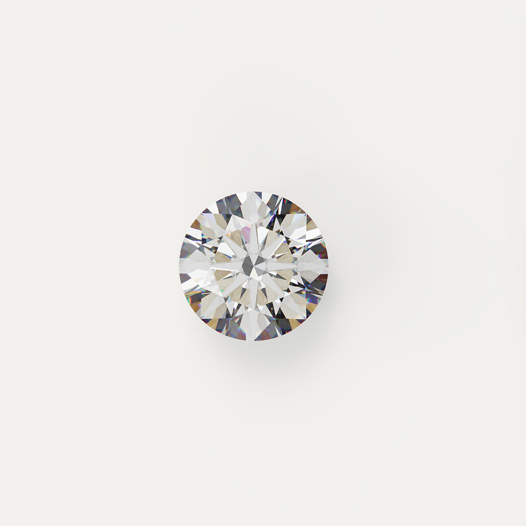 ELFI Natural Colour Moissanite White D GRA Certificated