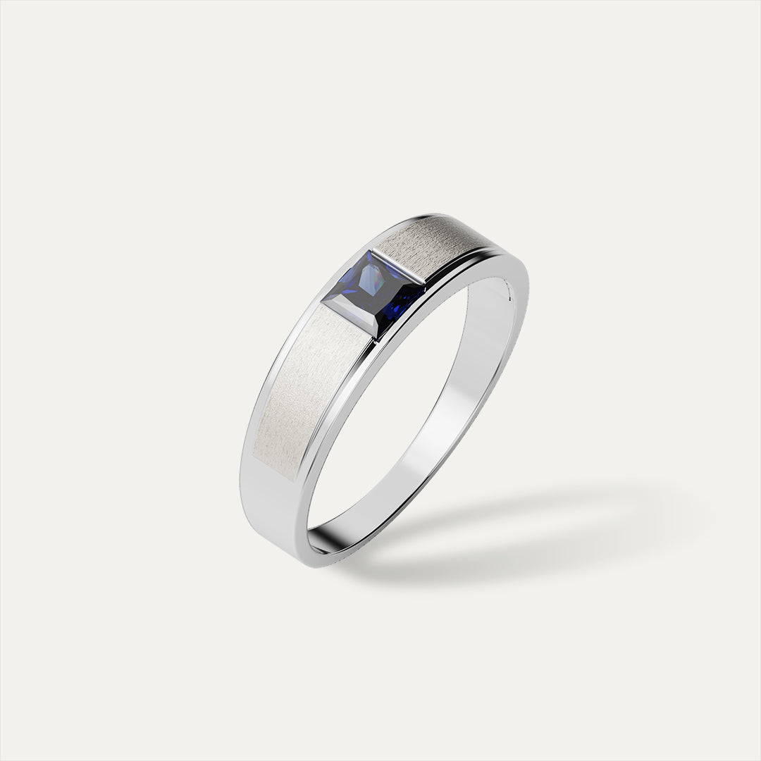 ELFI Blue Lucas 925 Silver Ring - R91(B)