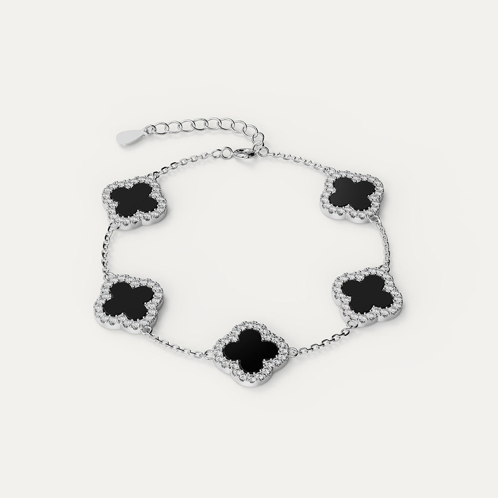 Elfi 925 Silver Bracelet LEB27(BK)