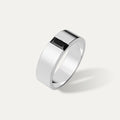 ELFI Black Noah 925 Silver Ring – L18(BK)