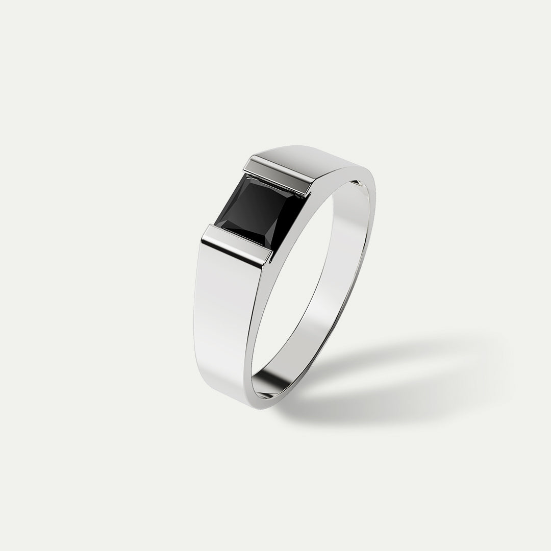 ELFI Black Spirit 925 Silver Ring - M8(BK)