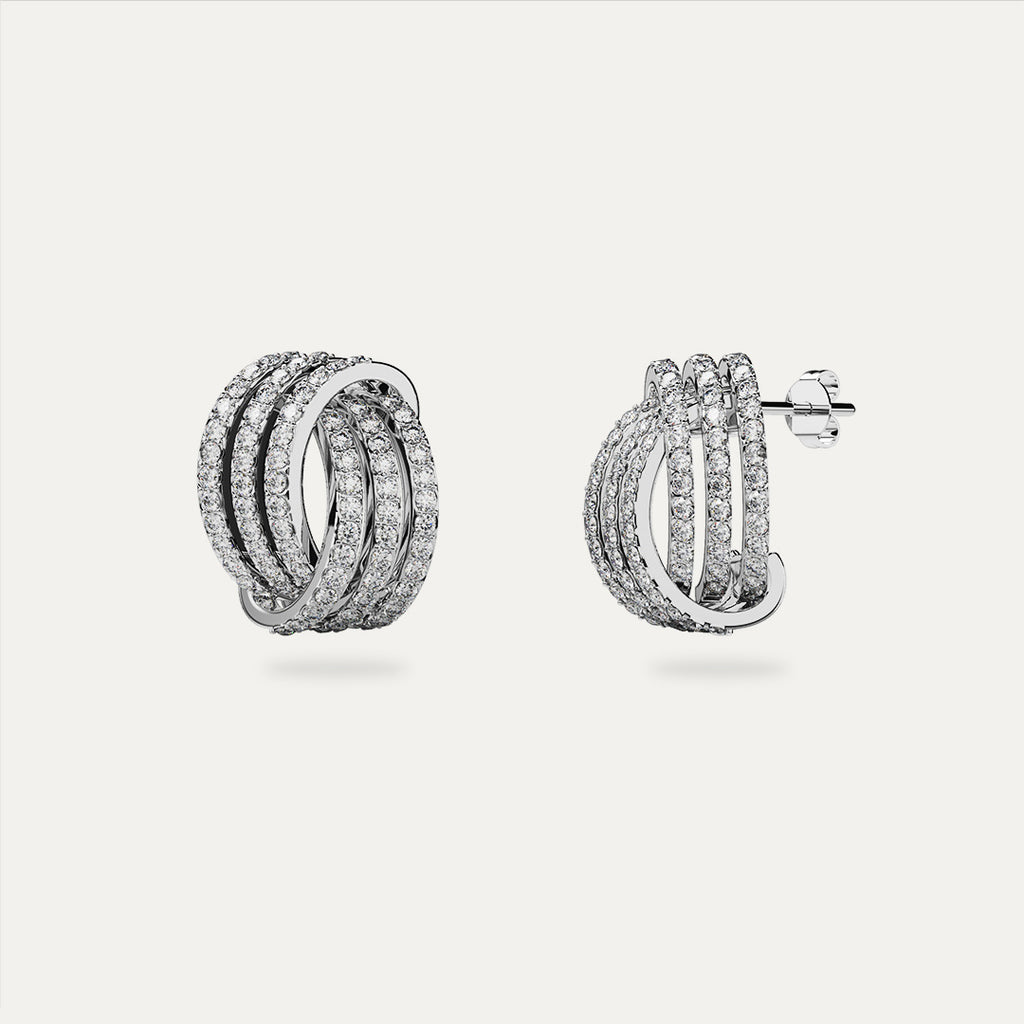 ELFI 925 Silver Earrings LEE62