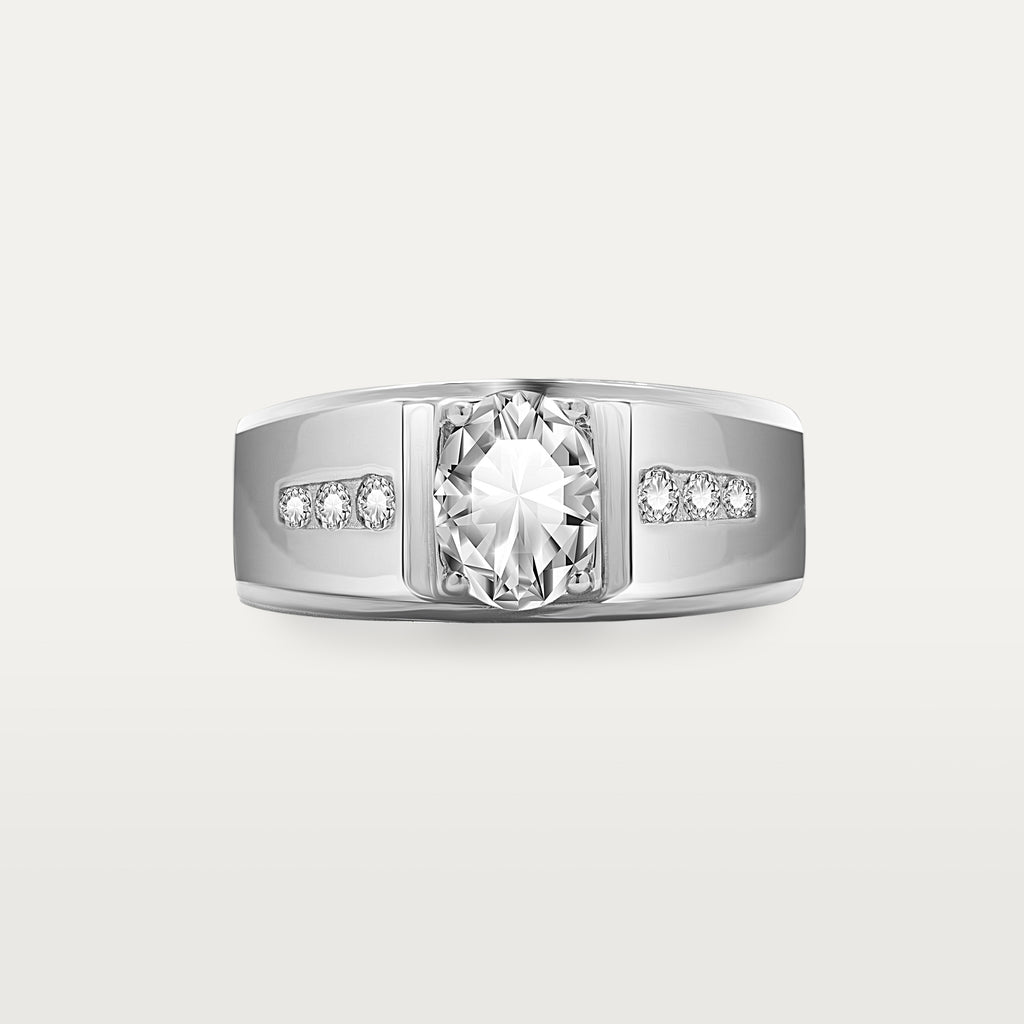 ELFI Jasper 925 Silver Ring – L28