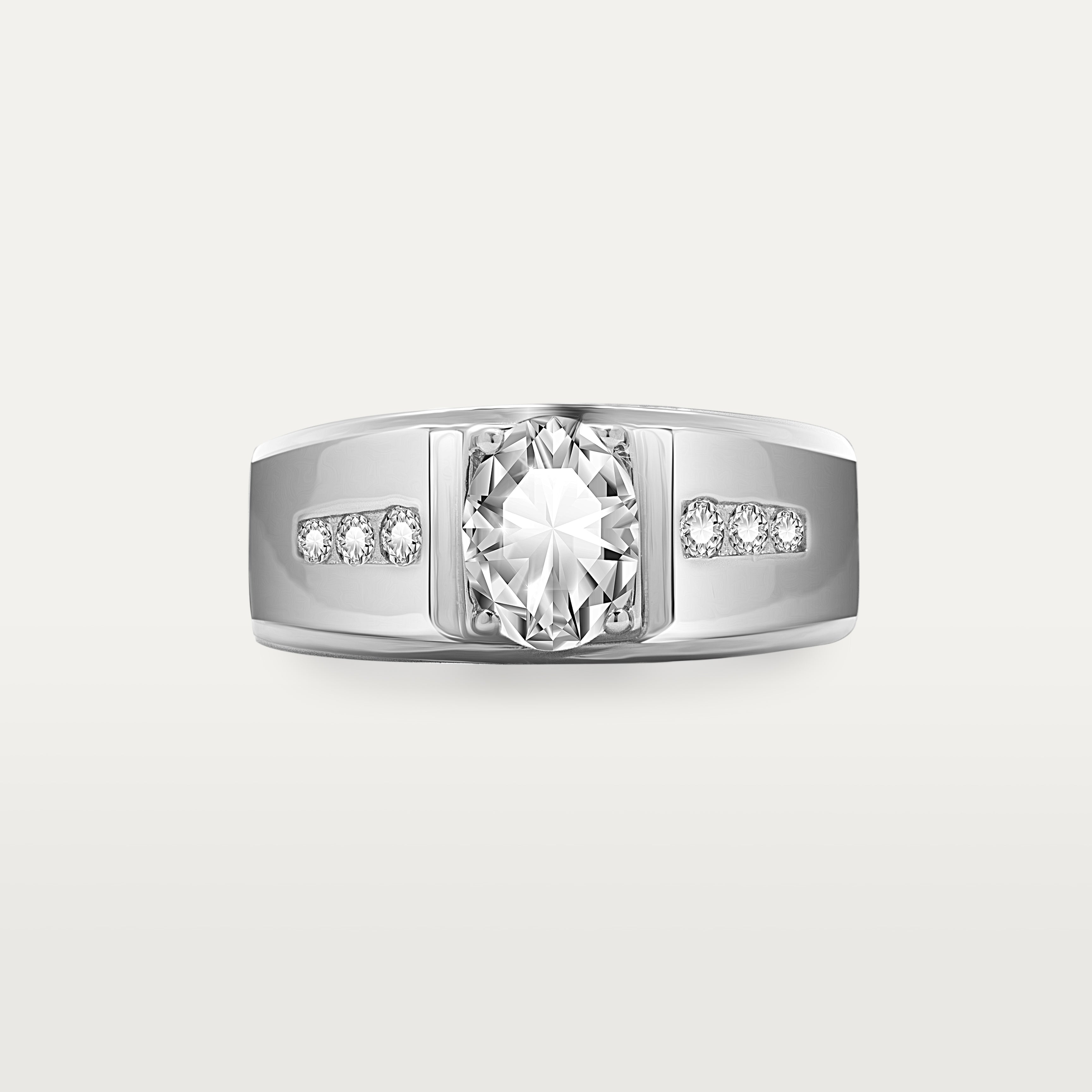 ELFI Jasper 925 Silver Ring – L28