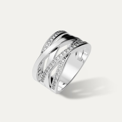 ELFI Elara 925 Silver Ring – LER28